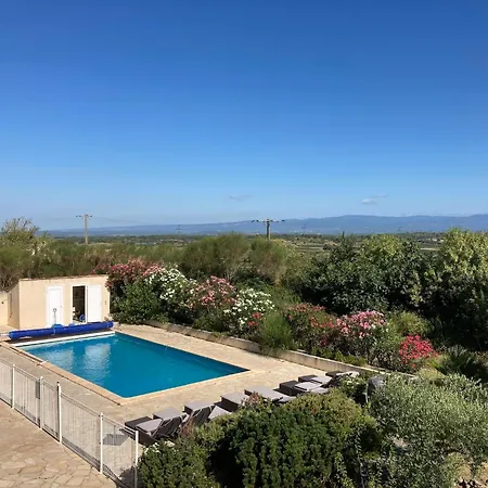 Vila Villa In Montbrun With Pool & Vineyard Views, Cleaning Included Montbrun-des-Corbières